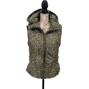 Post Card‎ Italy Green Animal Down Puffer Ski Vest